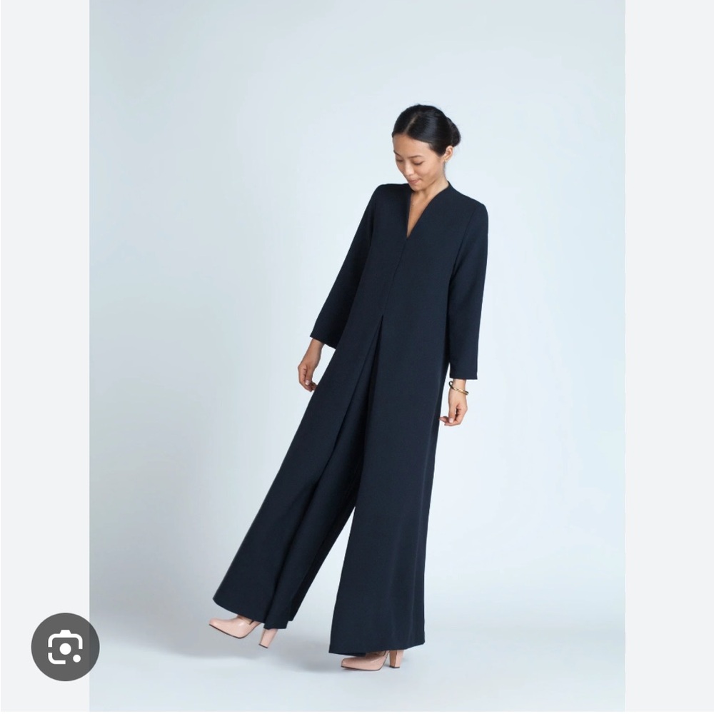 Kaarem Sediment long sleeve pleated onesie